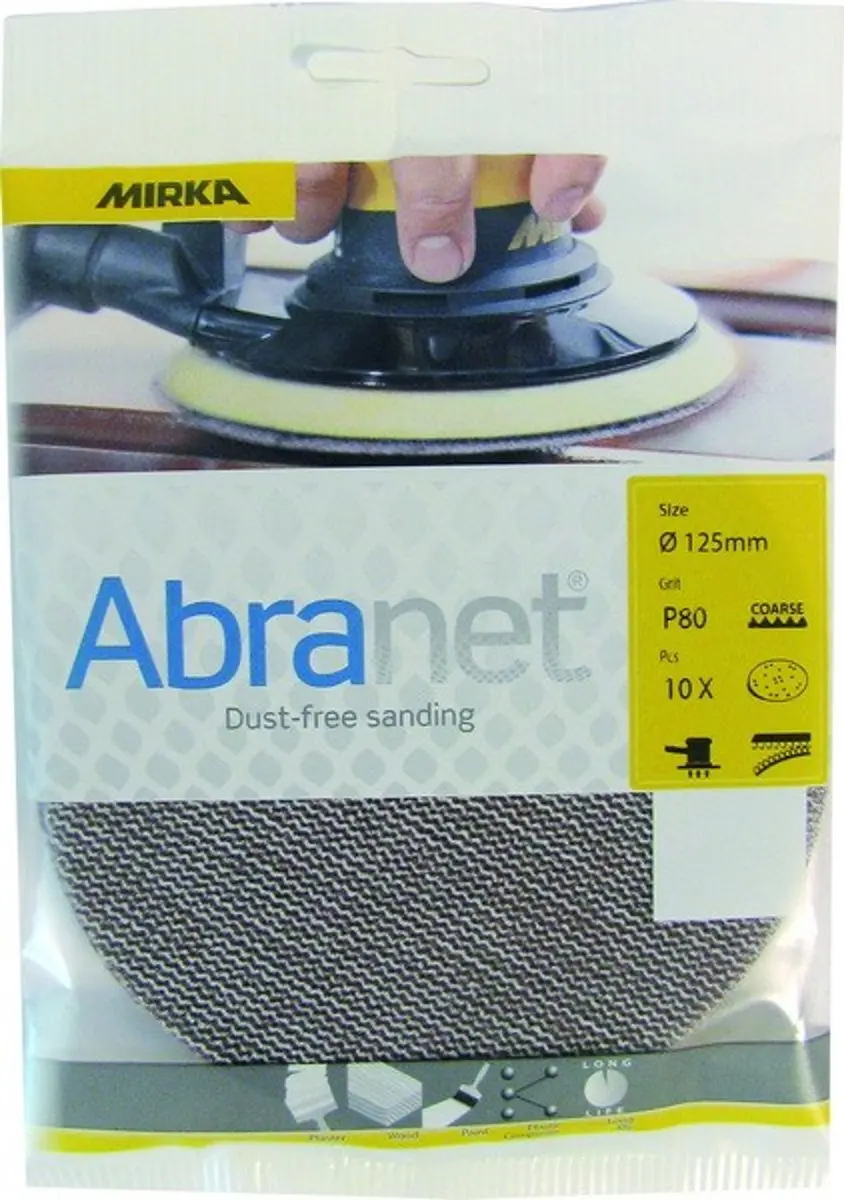 Mirka Abranet ECO Schuurschijven 125mm P240