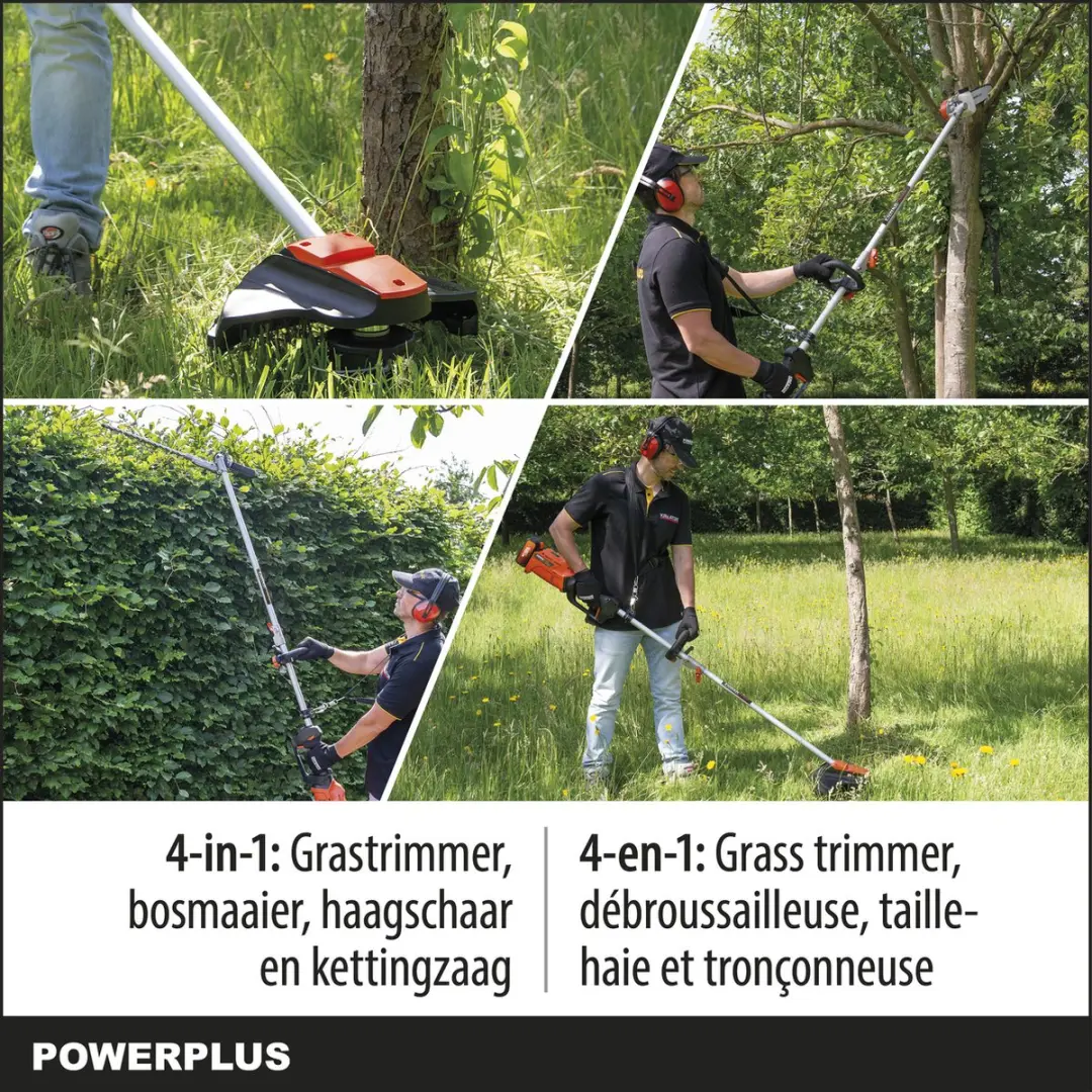 Powerplus 4-in-1 Tuin Multitool POWDPG7553 - 32cm