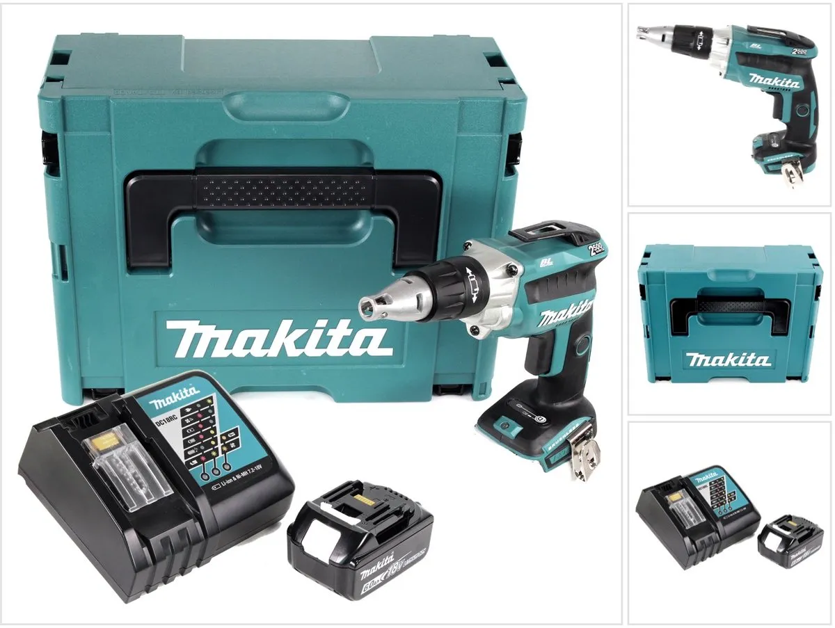 Makita DFS250RG1J Droge montagebouwschroevendraaier 18V