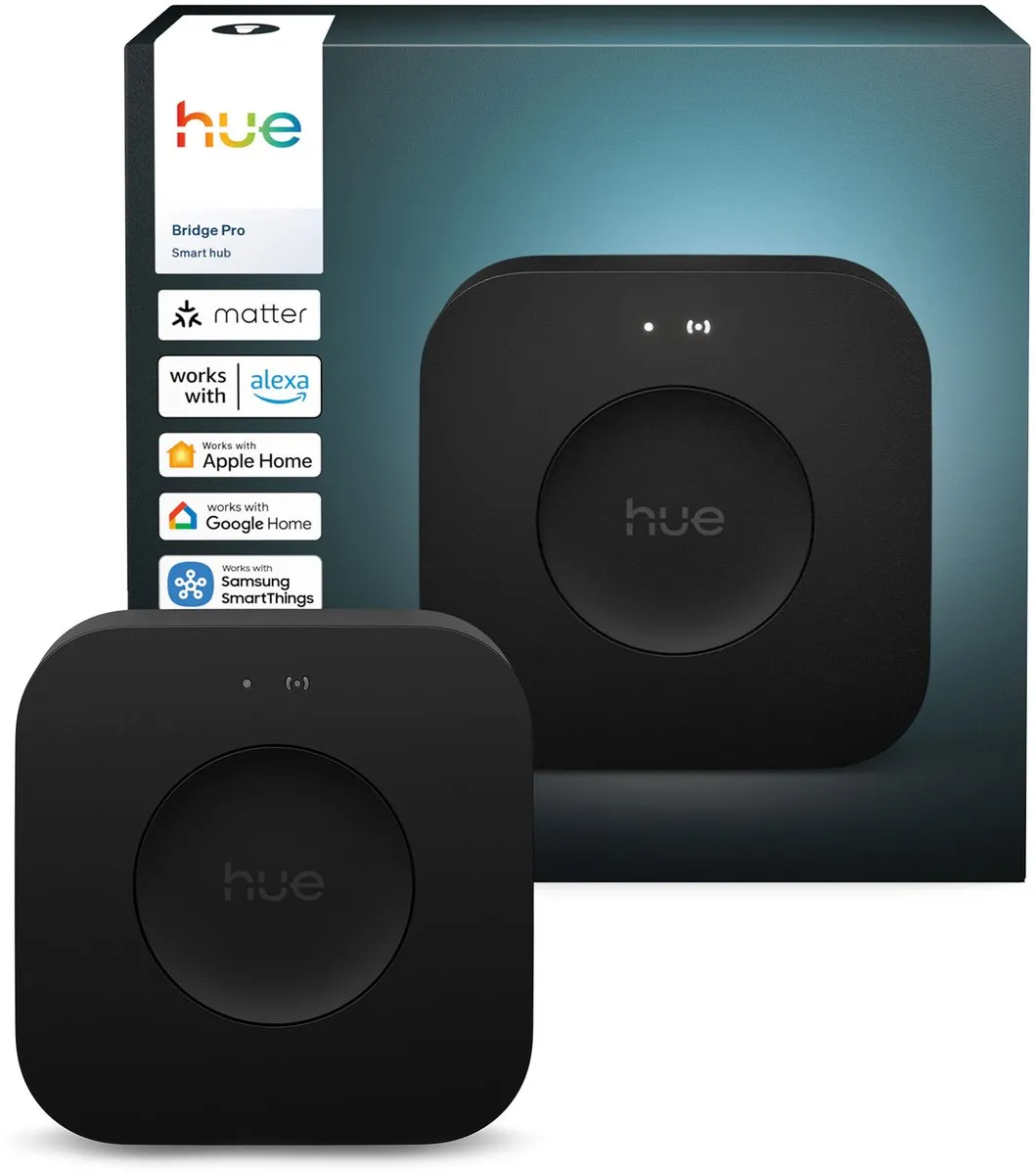 Philips Hue Bridge Pro - 150 Lichtpunten - Zwart