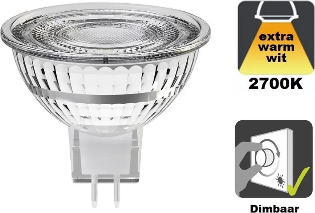 Integral Spot GU5.3 4.5W Extra Warm Wit