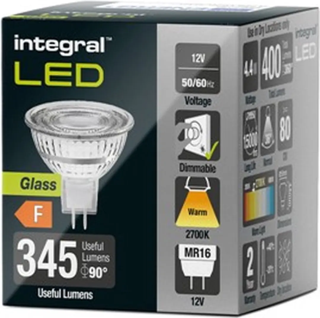 Integral Spot GU5.3 4.5W Extra Warm Wit - Mat - 5cm