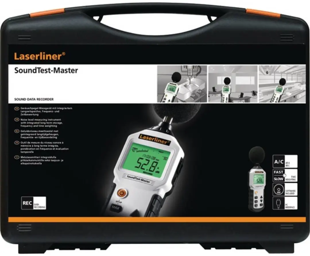 Laserliner SoundTest-Master Decibelmeter 30-130dB