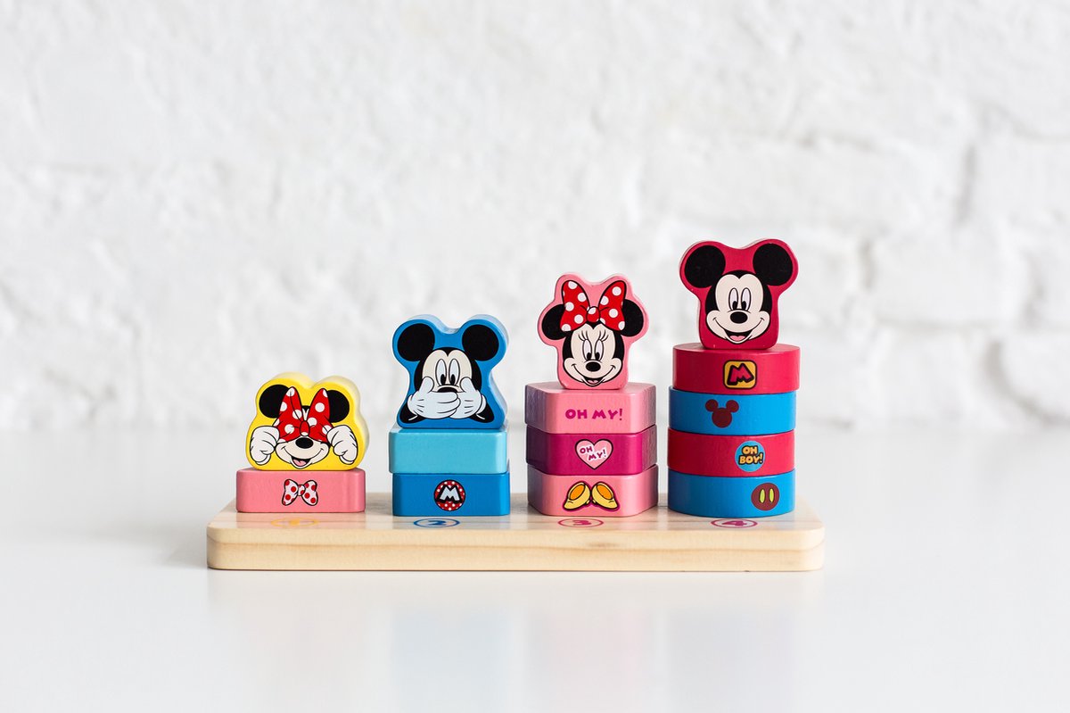Disney Houten Tel- en Stapelspel TY010