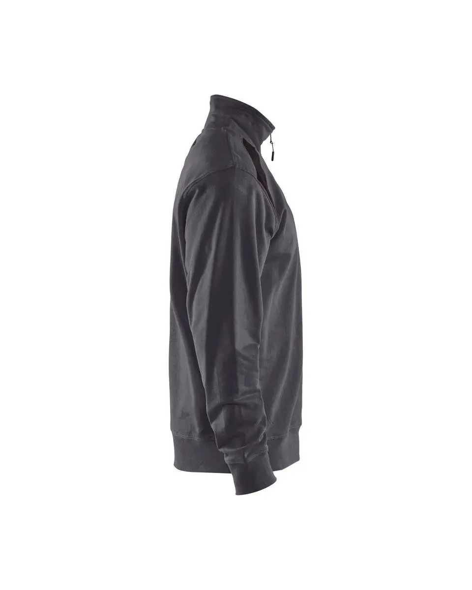Blåkläder 3353 Sweater Bi-Colour Medium Grijs/Zwart - XS