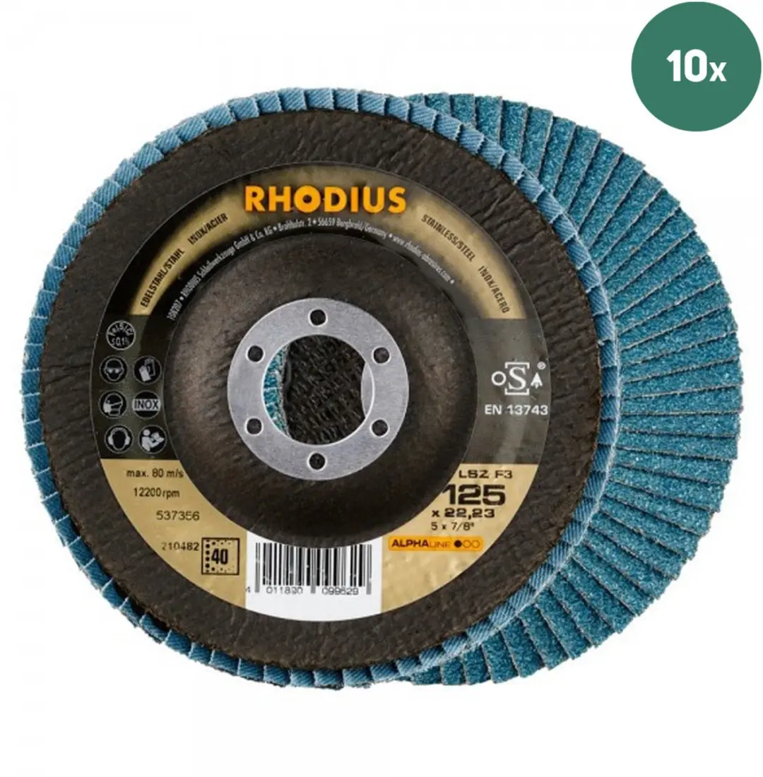 Rhodius LSZ F 3 Serrated Washer 125x22.23mm