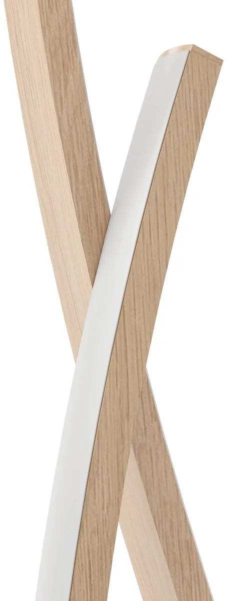 Eglo Grisolia Vloerlamp 129cm - Bruin/Wit