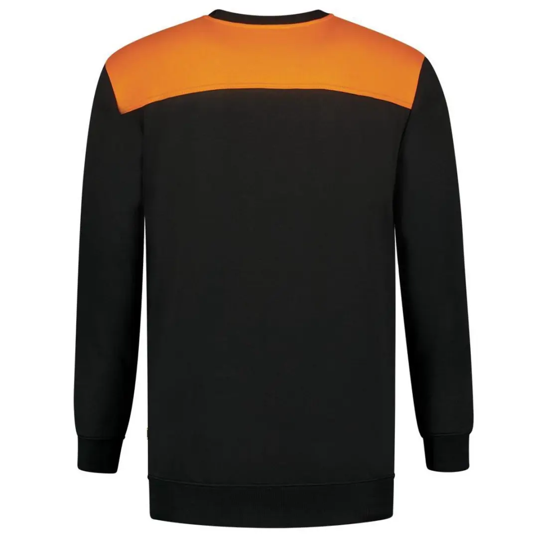Tricorp 302013 Sweater - Bicolor Zwart/Oranje - XL