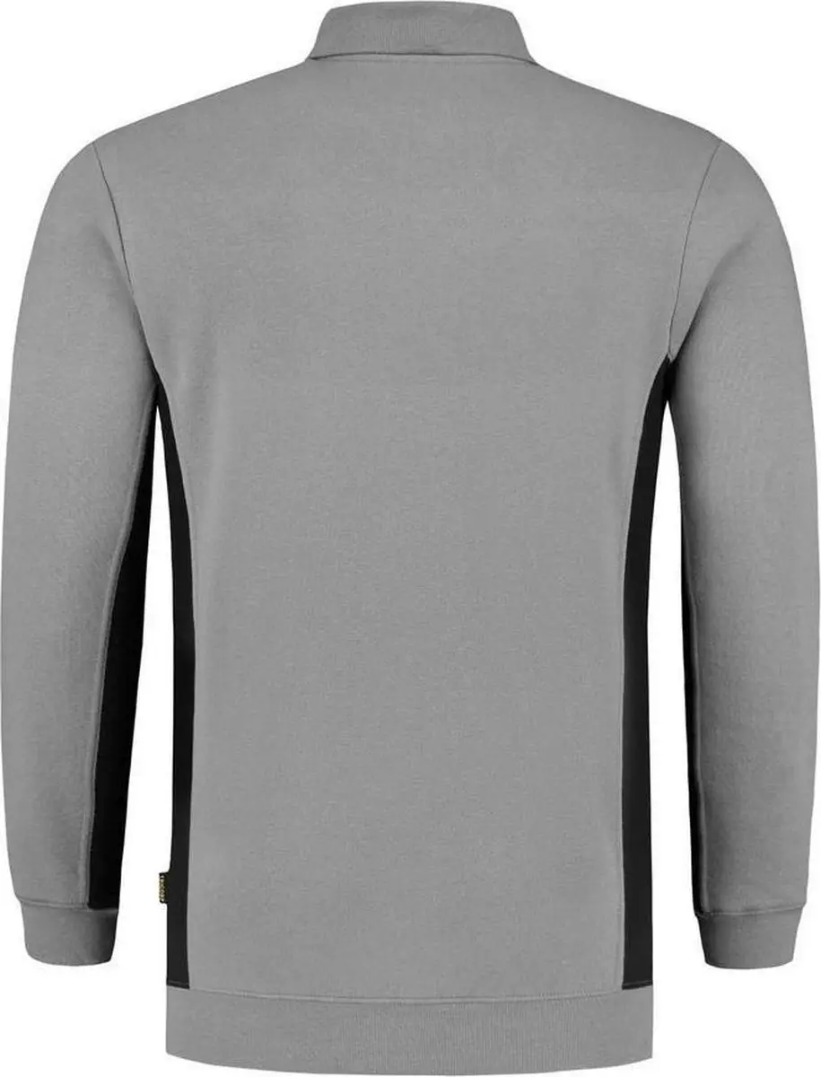 Tricorp Polosweater Bi-Color 302001 - Grijs-Zwart - Maat L