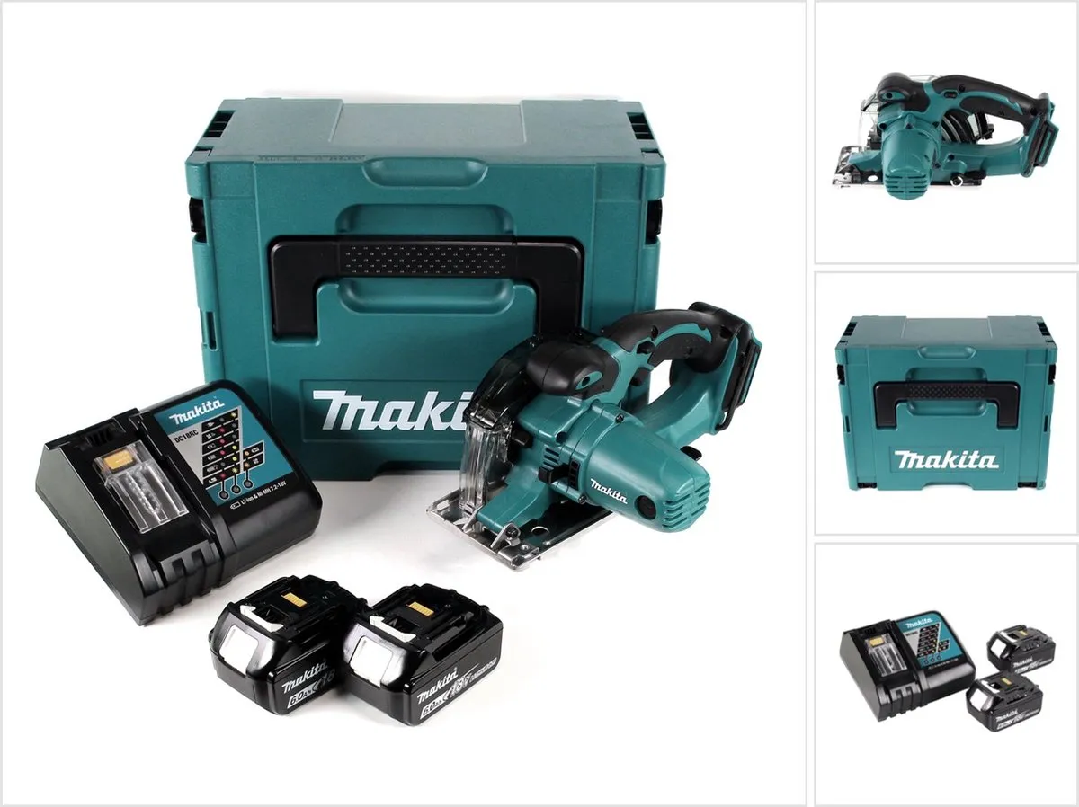 Makita DCS 552 RGJ 18V Accu Metalen Handcirkelzaag 136mm