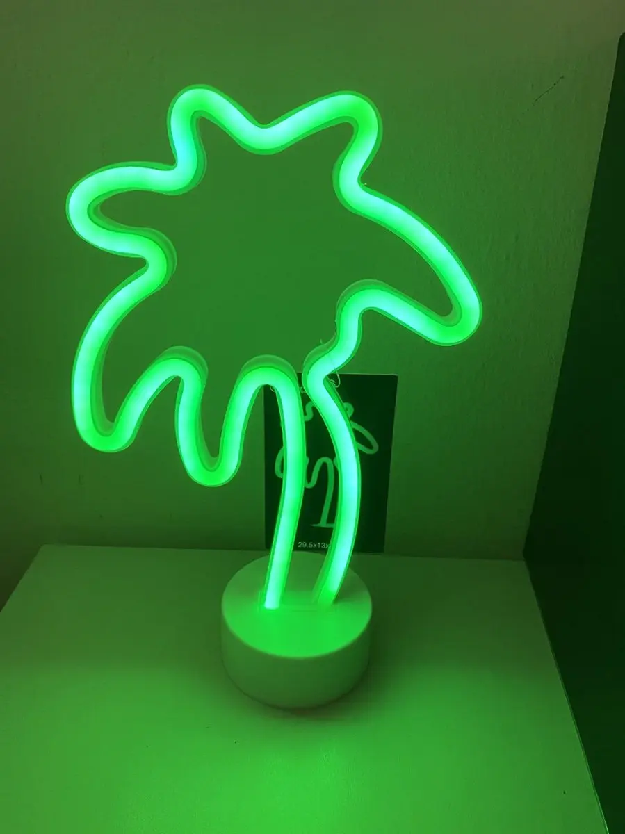 Impuls LED Palmboom Nachtlamp Groen