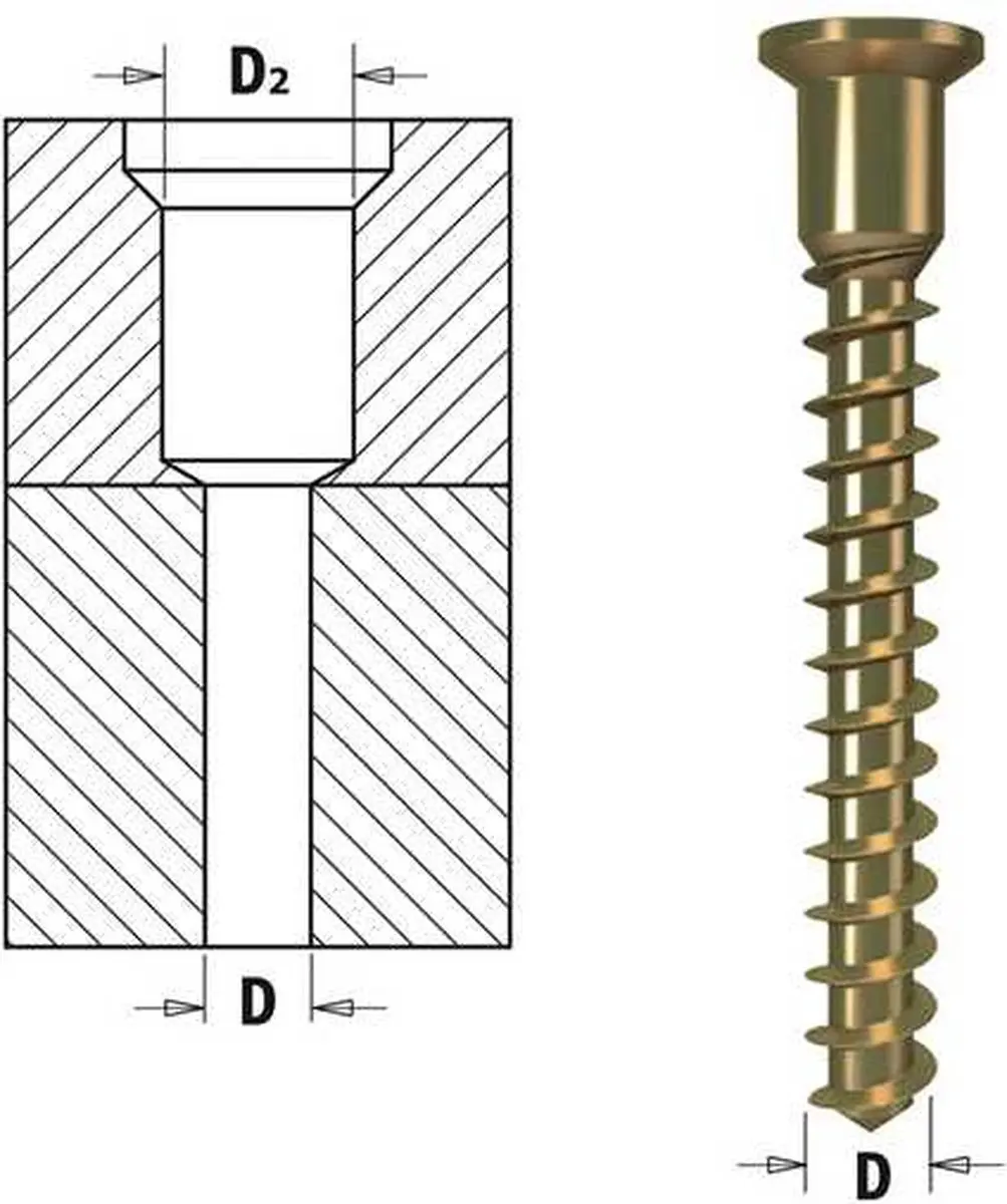 CMT Trappenboor Verzinker 4.2mm CMT-515.042.31