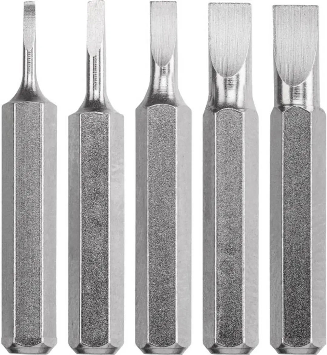 KWB Schroefbit Sleufkop 1/1.5/2/3/3.5mm - 28mm - 5 Stuks