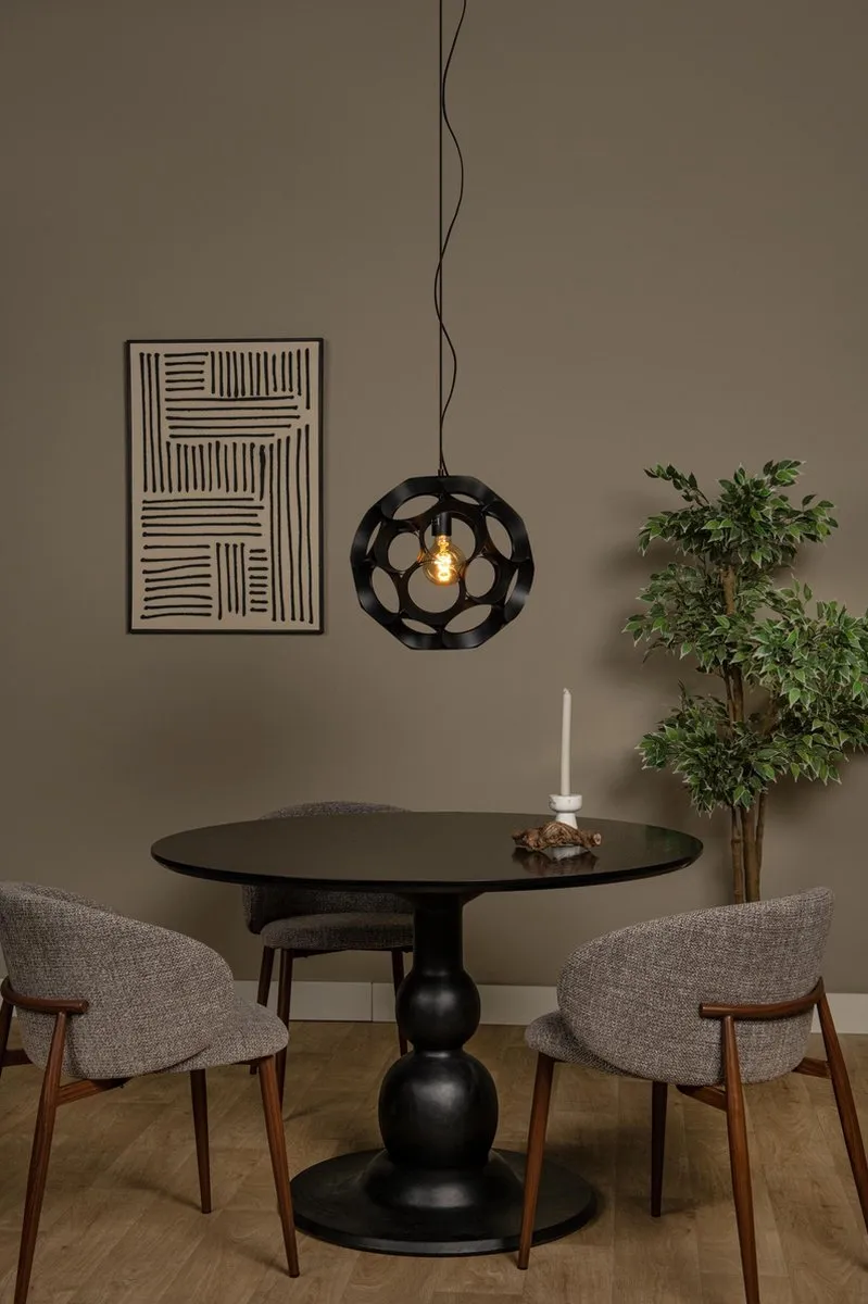 Lucide HANNELORE Hanglamp Ø40cm - 1xE27 - Zwart