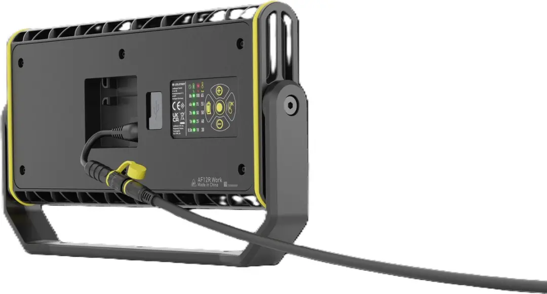 Ledlenser AF12R WORK Bouwlamp 8000 Lumen - Zwart