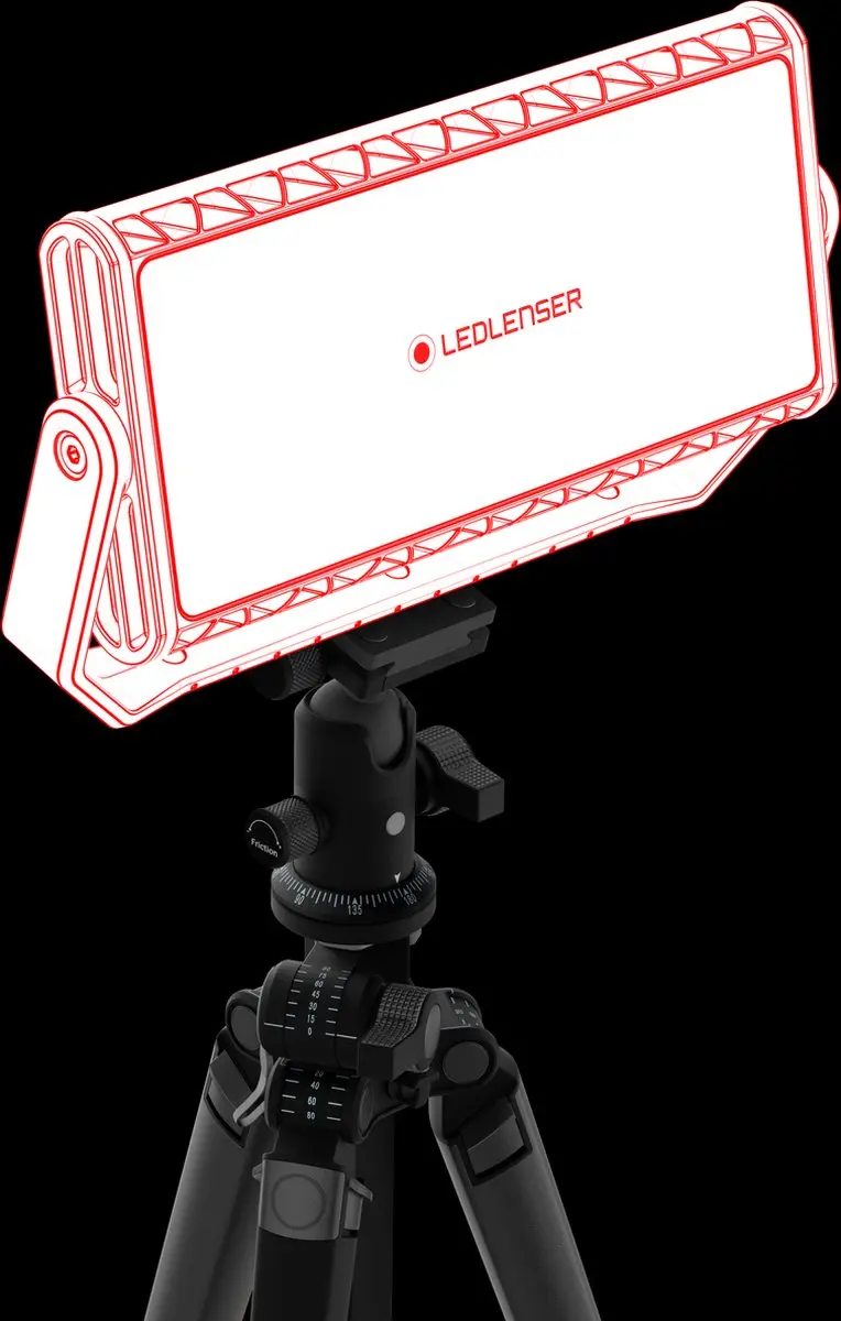 Ledlenser AF12R WORK Bouwlamp 8000 Lumen - Zwart