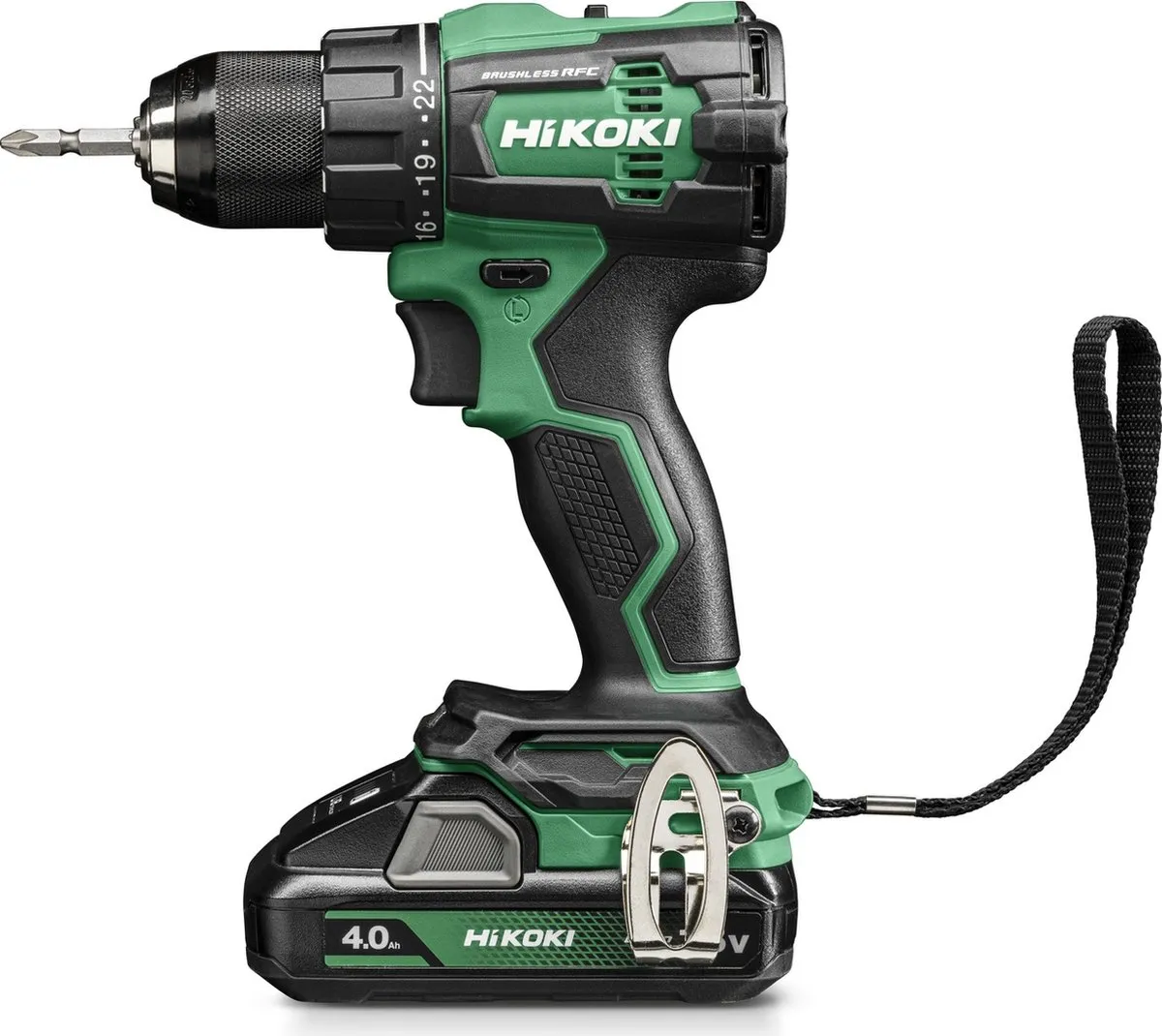 Hikoki KC18DE WFZ Comboset - 18V Accuboormachine + Accuslagmoersleutel - 2x 4.0Ah
