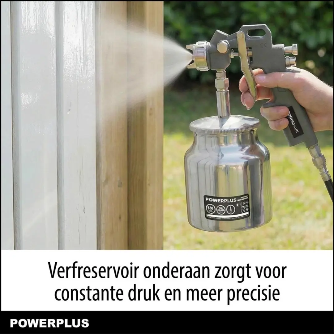 Powerplus POWAIR0106 Pneumatisch Verfpistool 750ml