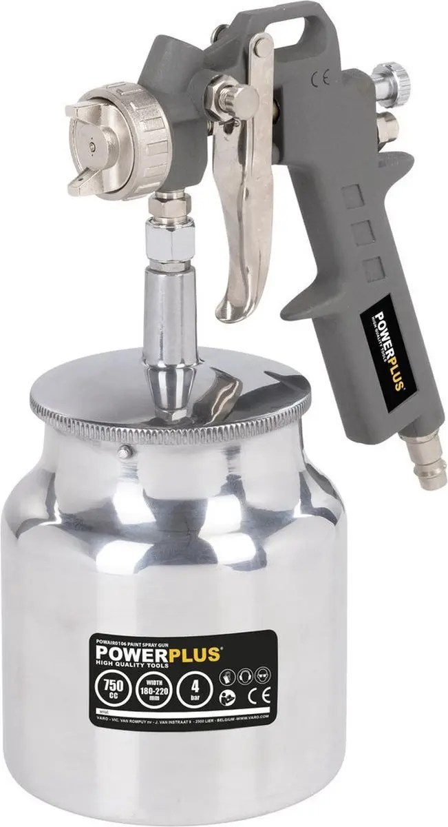 Powerplus POWAIR0106 Pneumatisch Verfpistool 750ml