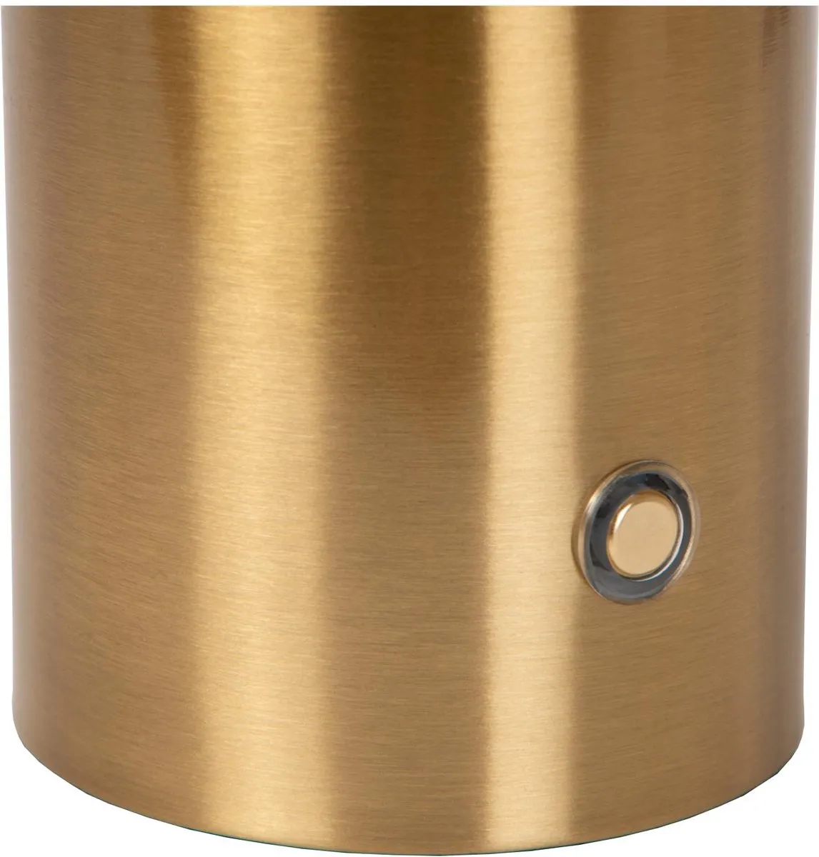 Lucide VIVO Oplaadbare Tafellamp Ø8cm - Mat Goud/Messing