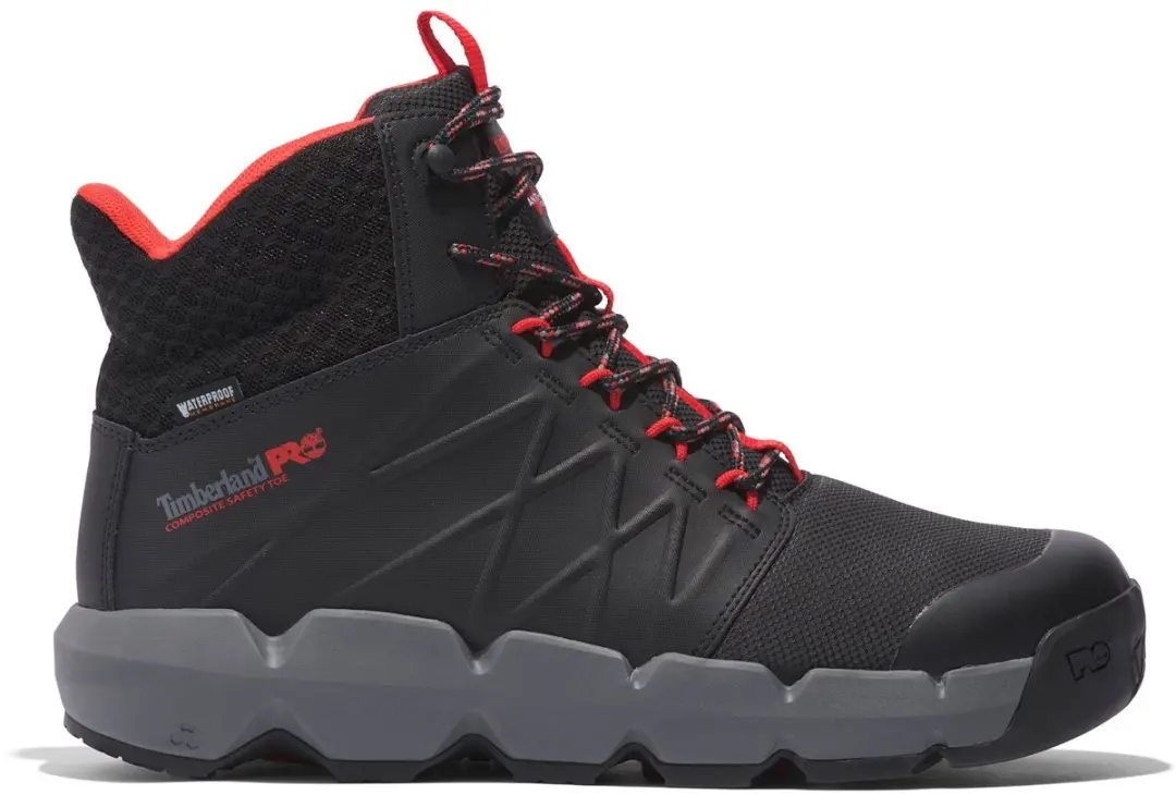 Timberland Pro Morphix 6IN S7L - Werklaarzen - Zwart/Rood - EU43