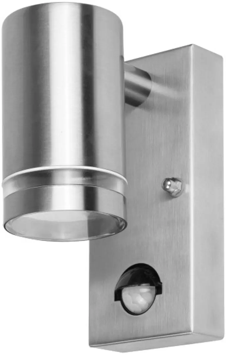 Integral Buiten Wandlamp Sensor IP54 GU10 Staal