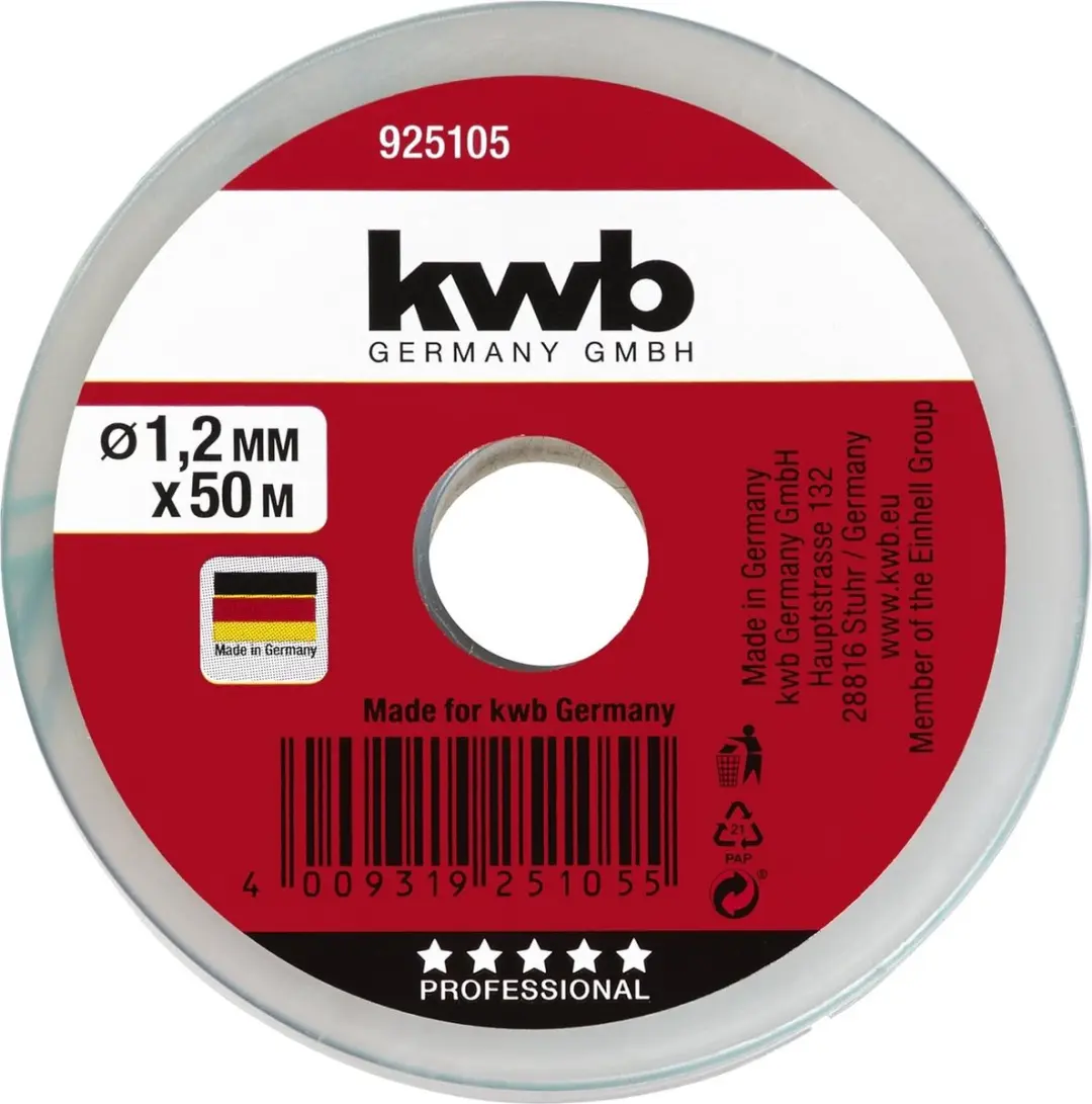 KWB Nylondraad 1,2mm Ø - Groen
