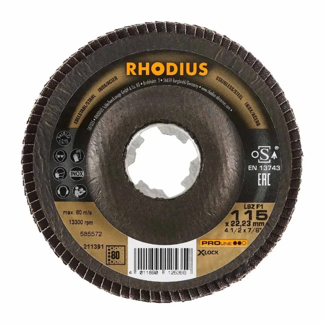 Rhodius Pro Lamellenschijf 115mm X-Lock LSZ F1