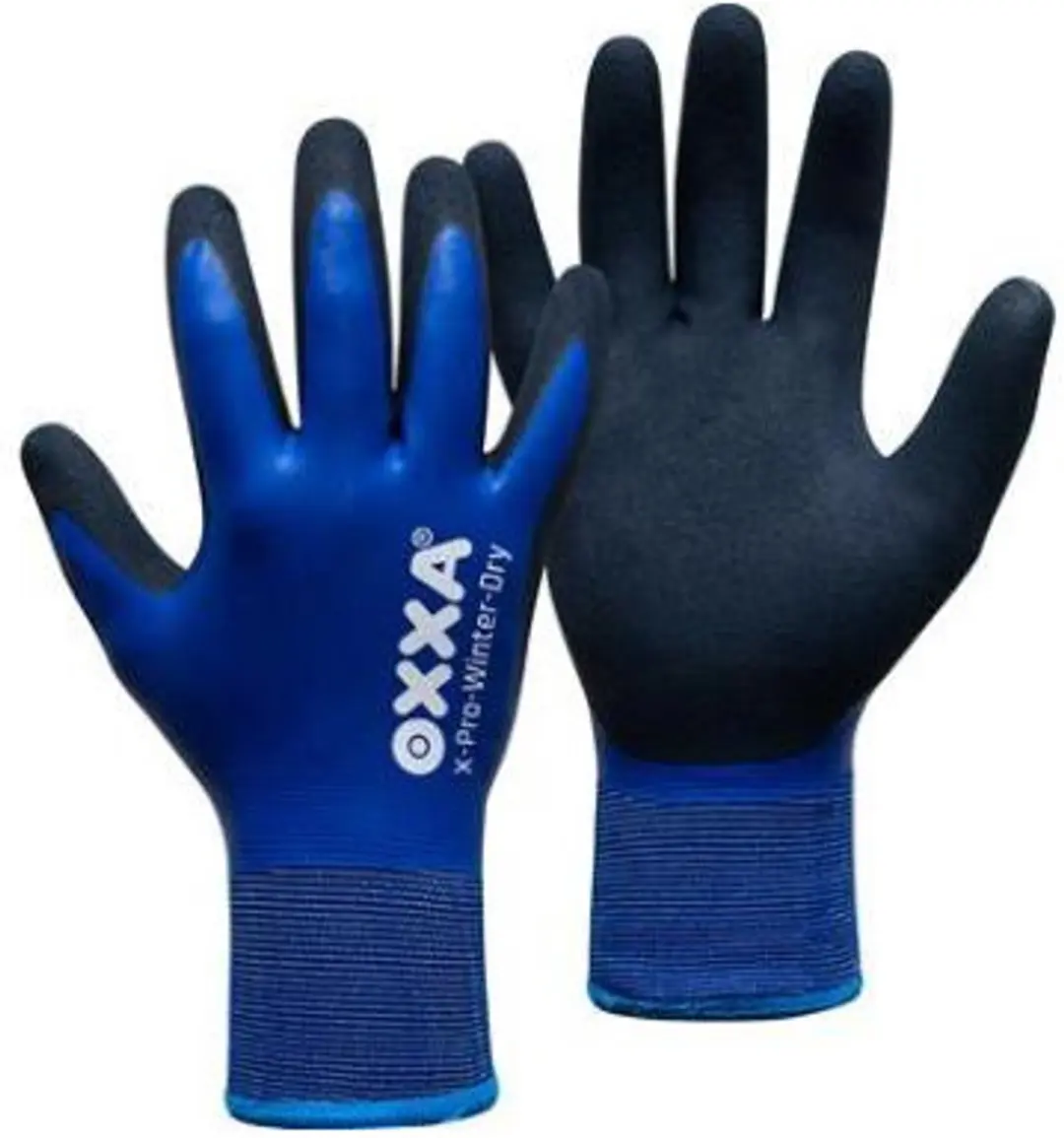 Oxxa Premium X-Pro-Winter-Dry Handschoen Blauw 10/XL