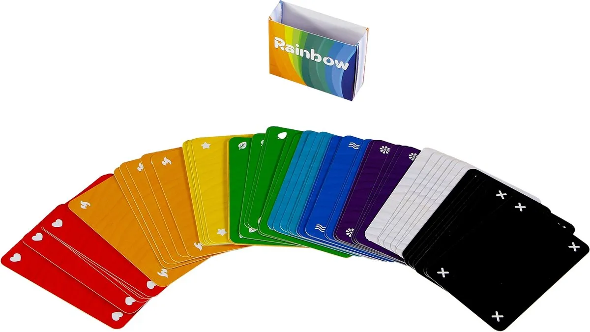 999 Games Rainbow Kaartspel 2 Spelers - afbeelding 6 van 6