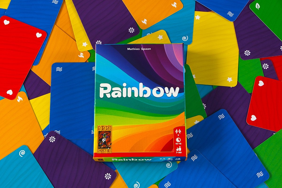 999 Games - Rainbow - Kaartspel - 2 spelers