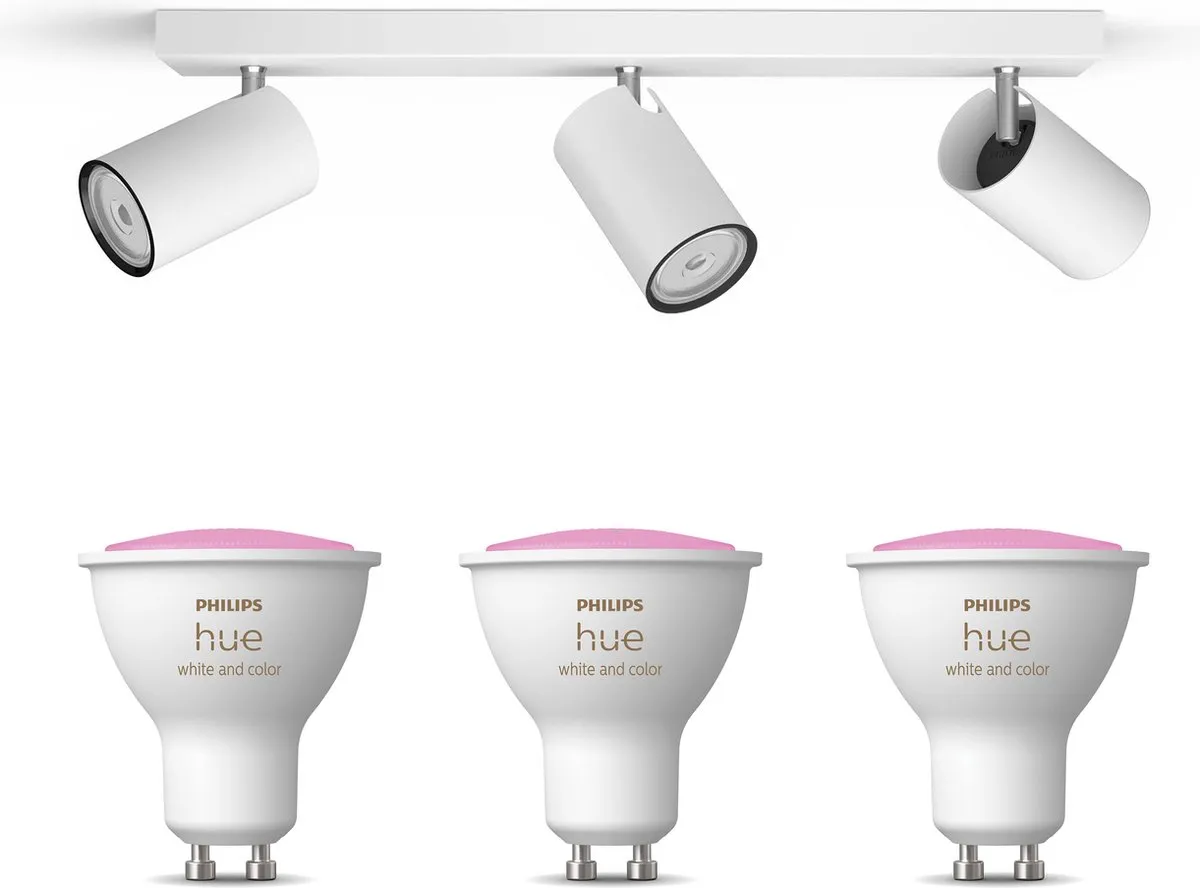 Philips Hue Kosipo Opbouwspot 3x GU10 RGBW
