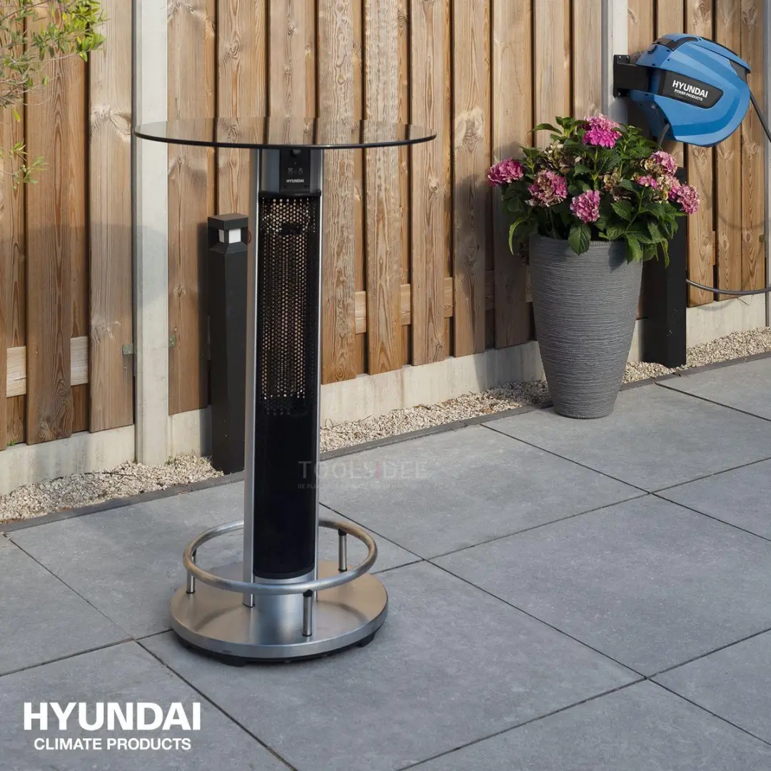Hyundai Statafel 68821 Elektrisch Verwarmd - 1600W - 70x110cm - Infrarood