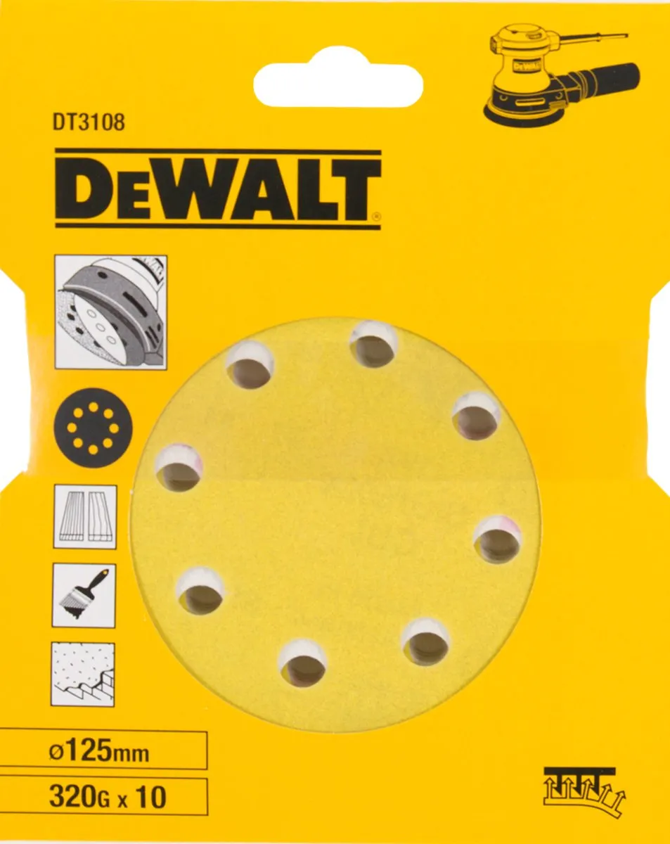 DeWalt DT3108 P320 Schuurschijf 125mm