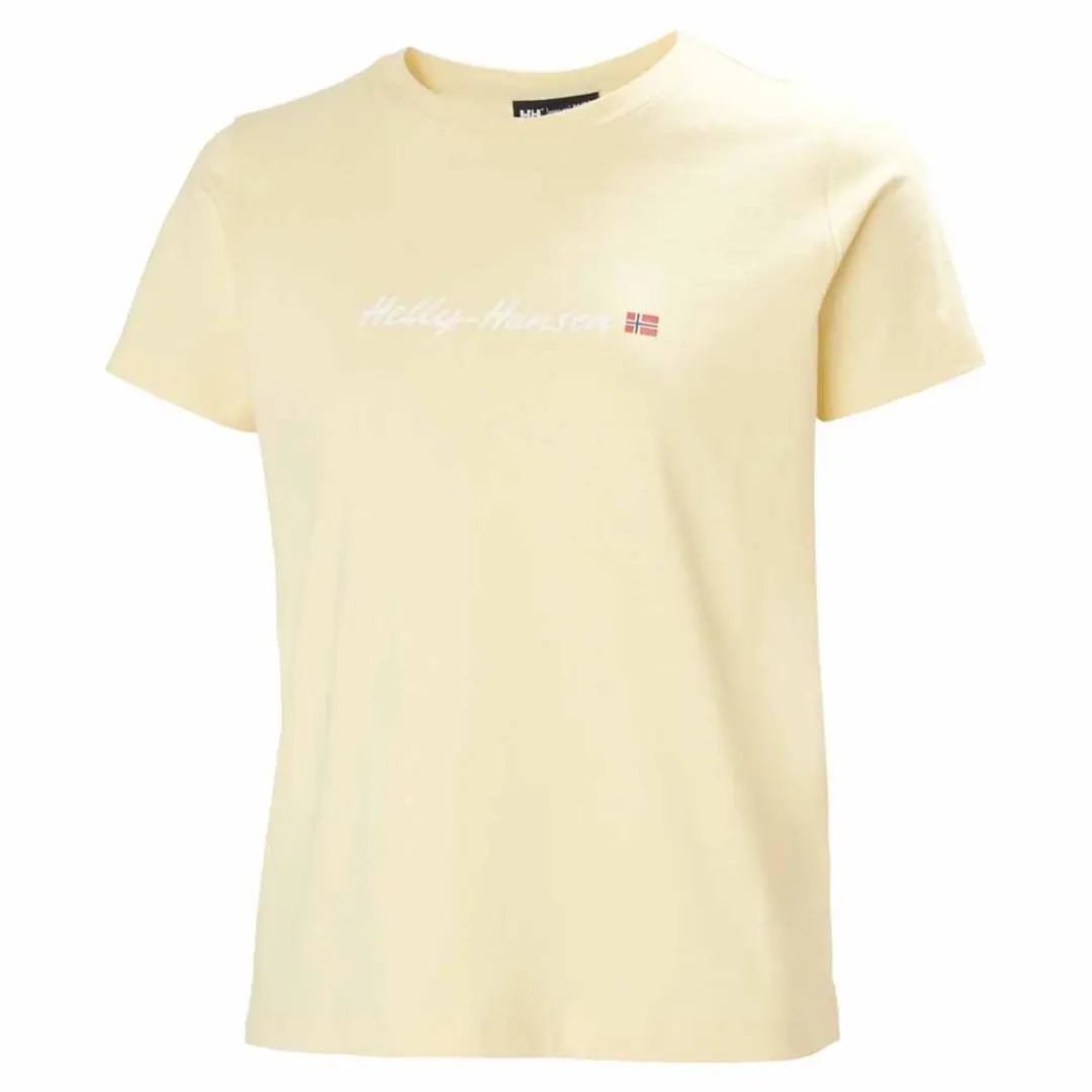 Helly Hansen Core Graphic 2.0 T-shirt Geel L