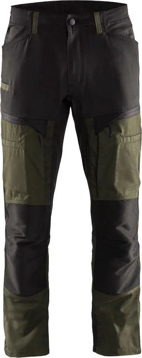 Blåkläder Service Werkbroek 1456-1845 - D108 - Groen/Zwart - afbeelding 6 van 6