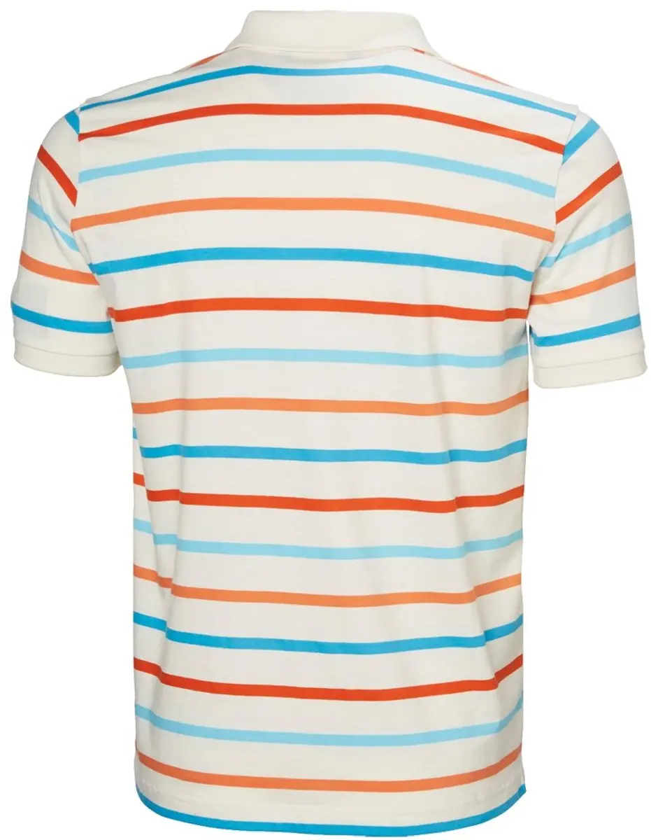 Helly Hansen Newport 2.0 Poloshirt - S - Snow Multistripe