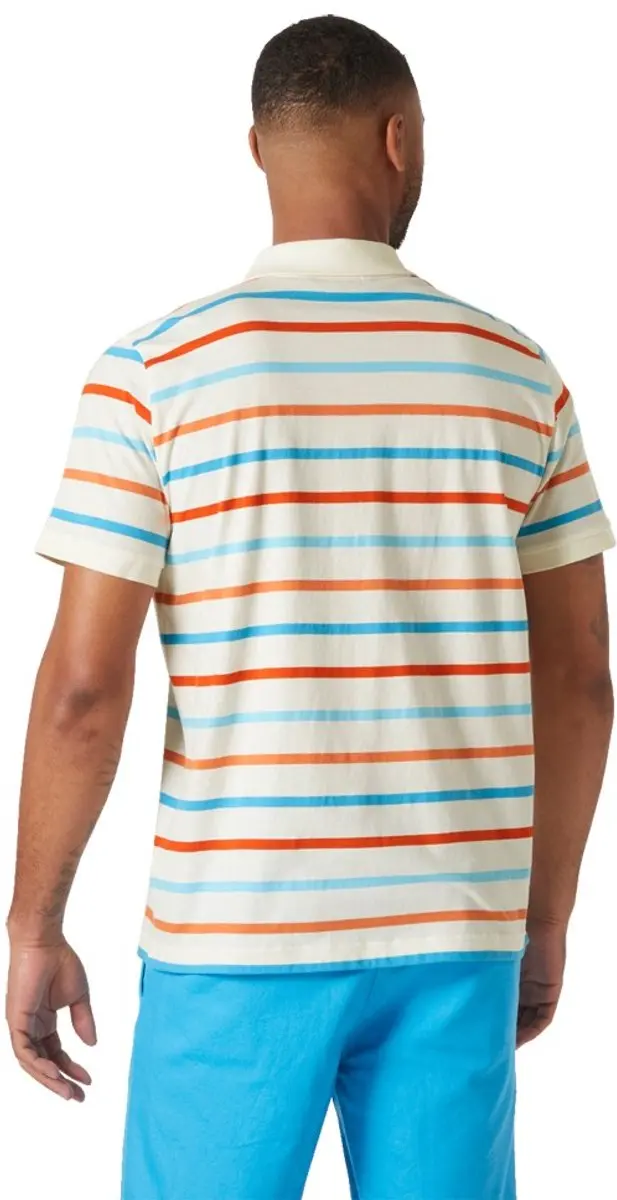 Helly Hansen Newport 2.0 Poloshirt - S - Snow Multistripe