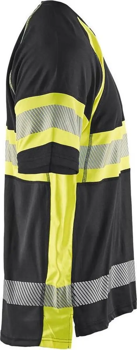 Blåkläder UV-T-shirt High Vis 3337-1051 - M - Zwart/Geel - afbeelding 6 van 6