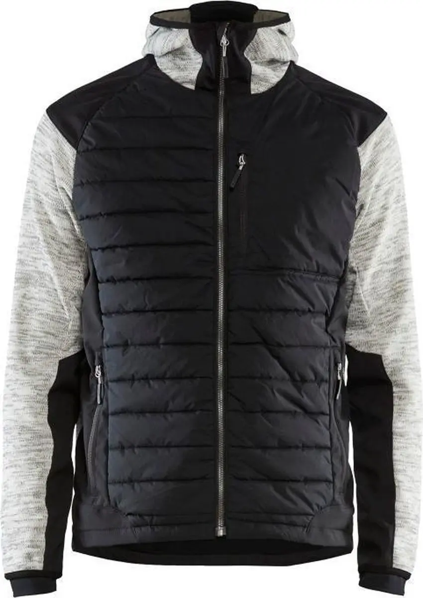 Blåkläder 5930 Hybride Jack - Grijs Melee/Zwart - XL