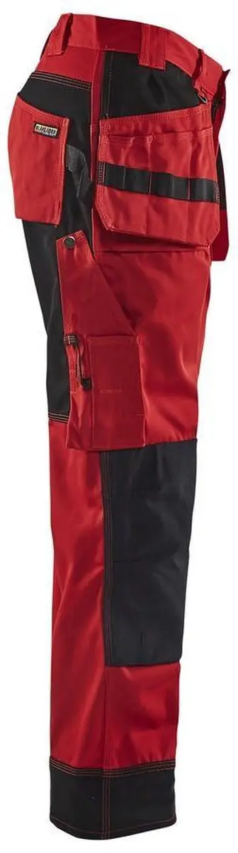 Blåkläder Werkbroek 1503-1860 - 54 Rood/Zwart