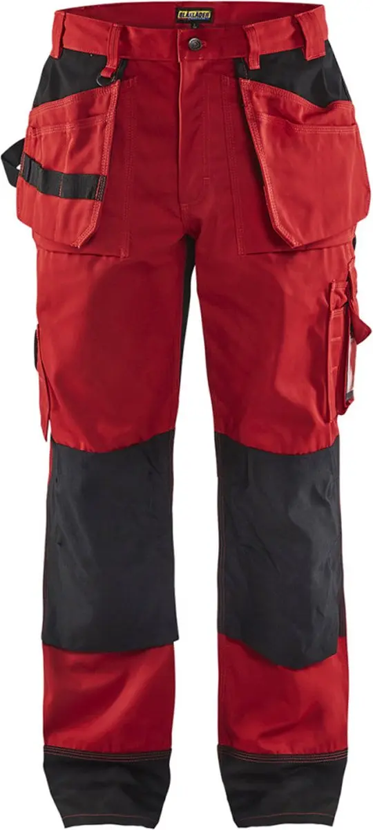 Blåkläder Werkbroek 1503-1860 - 54 Rood/Zwart