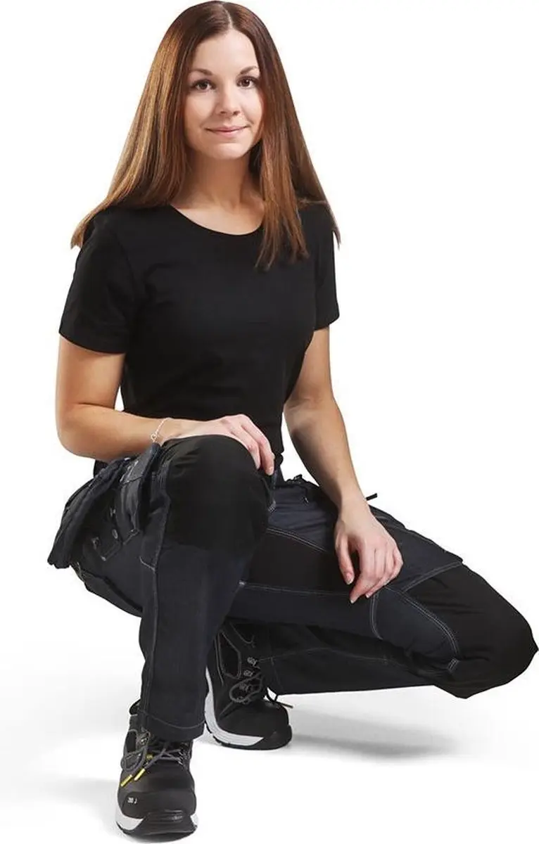 Blåkläder Dames Werkbroek X1900 Stretch 7990-1141 - C38 - Marineblauw/Zwart - afbeelding 6 van 6