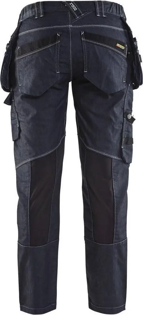 Blåkläder Dames Werkbroek X1900 Stretch 7990-1141 - C38 - Marineblauw/Zwart