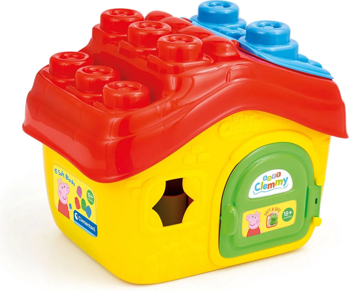 Clementoni Peppa Pig Clemmy House - 16 Stuks - Multicolor