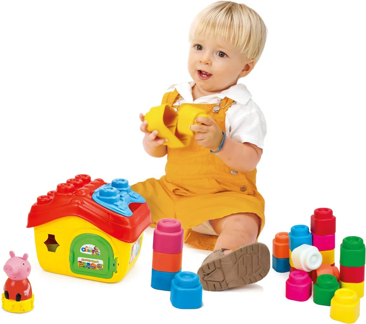 Clementoni Peppa Pig Clemmy House - 16 Stuks - Multicolor