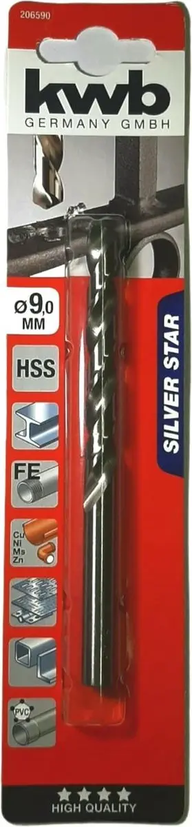 KWB Metaalboor HSS 9mm