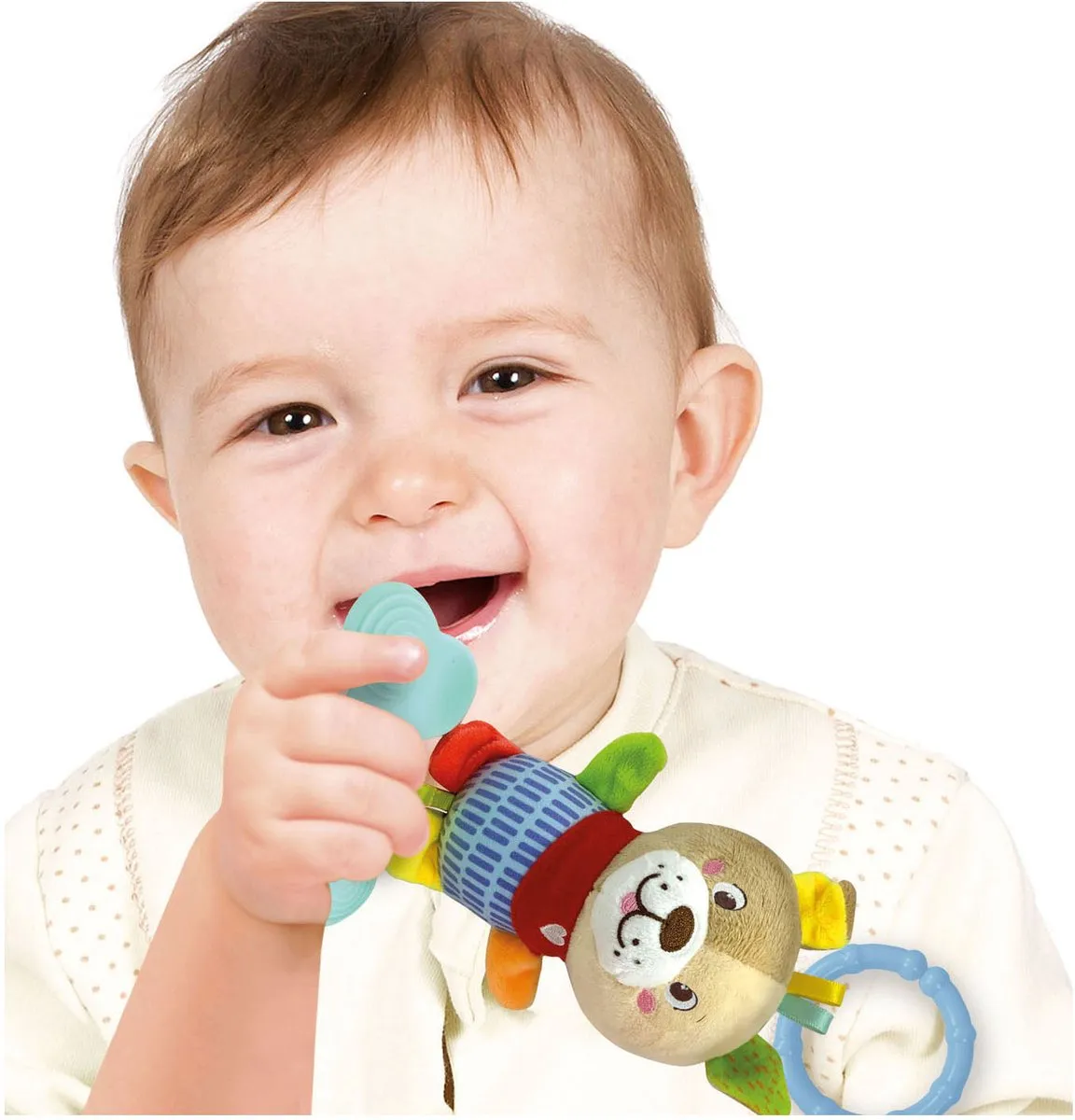 Clementoni Baby Rammelaar Hond Multicolor