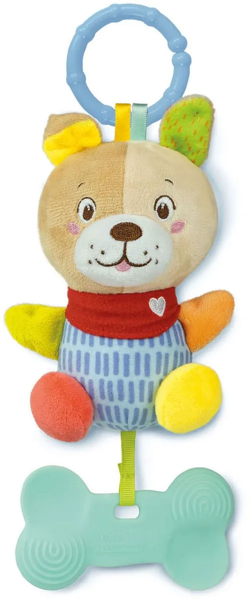 Clementoni Baby Rammelaar Hond Multicolor
