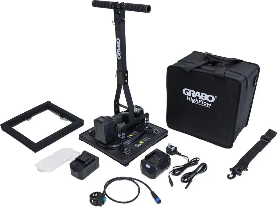 Grabo High Flow Elektrische Vacuümzuiger 50kg - Zwart